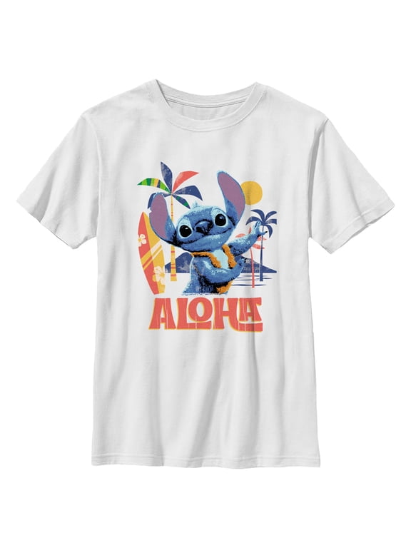 Boys Lilo & Stitch Aloha Alien T Shirt