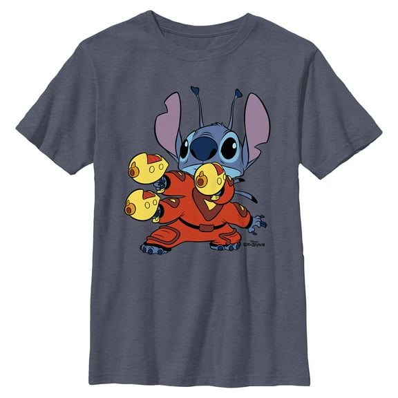 Boys Lilo & Stitch Big Suit Stitch T Shirt