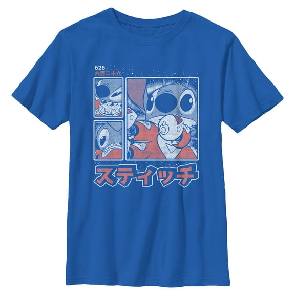 Boys Lilo & Stitch Comic Book Panels T Shirt