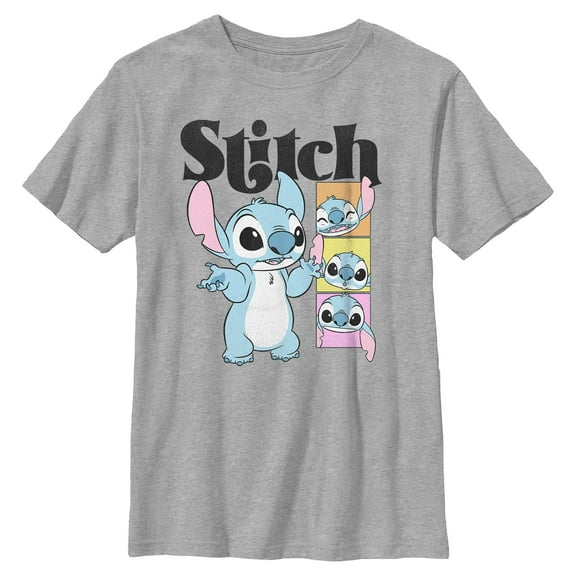 Boys Lilo & Stitch Cute Faces Stitch T Shirt