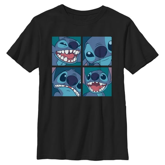 Boys Lilo & Stitch Cute Portraits T Shirt