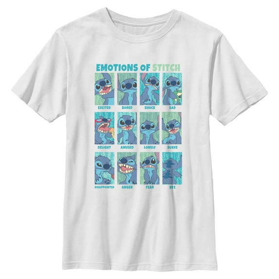 Boys Lilo & Stitch Emotions of 626 T Shirt