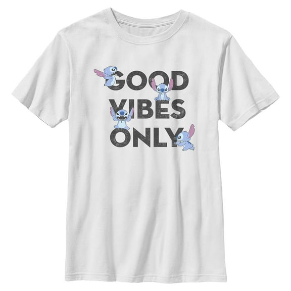 Boys Lilo & Stitch Good Vibes Only Pose T Shirt