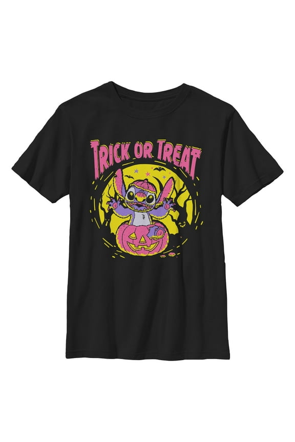 Boys Lilo & Stitch Halloween Trick or Treat T Shirt