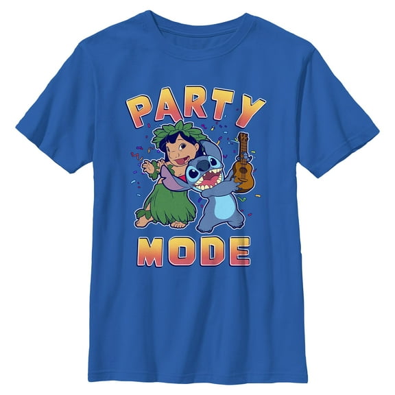 Boys Lilo & Stitch Happy Party Mode T Shirt