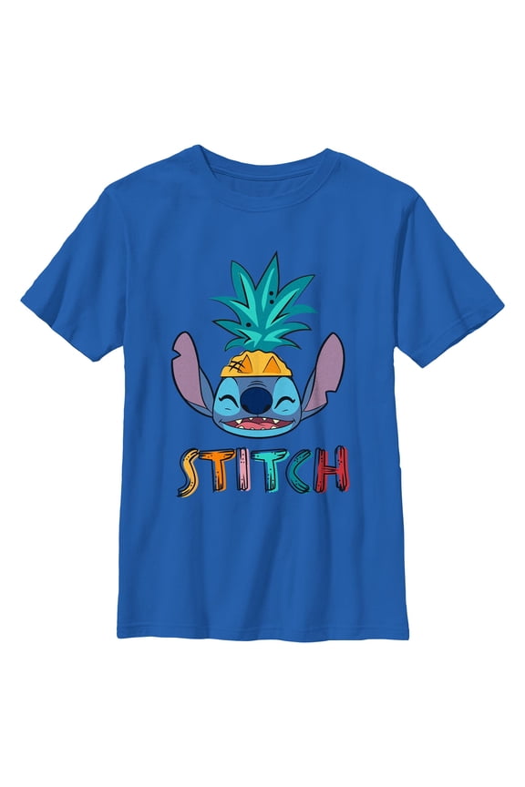 Boys Lilo & Stitch Happy Pineapple Stitch T Shirt