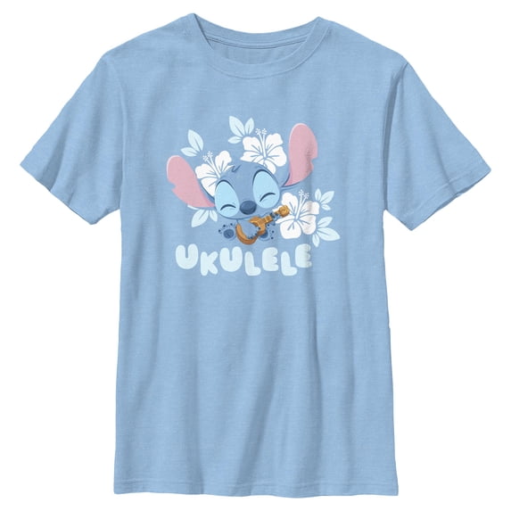 Boys Lilo & Stitch Happy Ukulele T Shirt