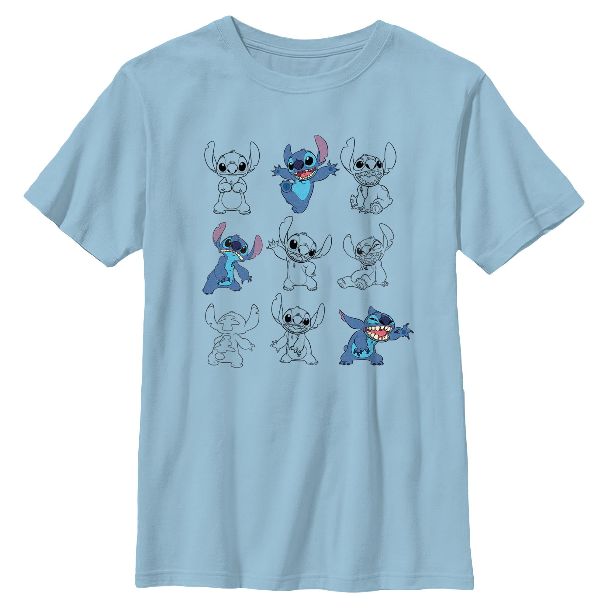 Boys Lilo & Stitch Iconic Poses T Shirt - Walmart.com