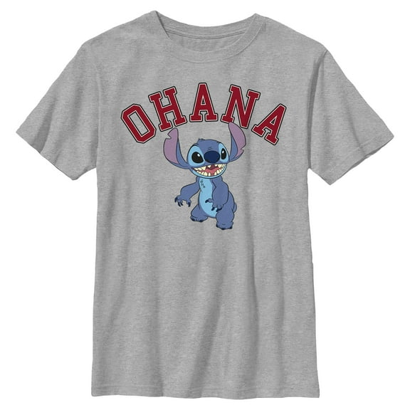 Boys Lilo & Stitch Ohana Collegiate T Shirt