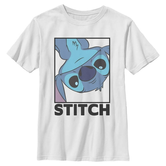 Boys Lilo & Stitch Peekaboo Stitch Portrait T Shirt