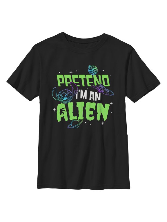 Boys Lilo & Stitch Pretend I'm An Alien T Shirt