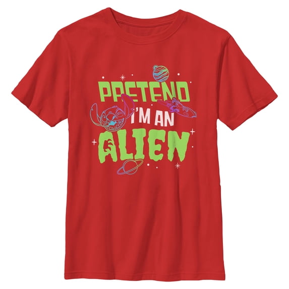 Boys Lilo & Stitch Pretend I'm An Alien T Shirt