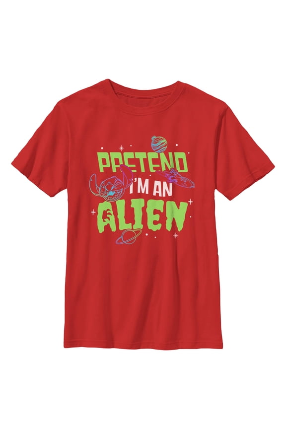Boys Lilo & Stitch Pretend I'm An Alien T Shirt