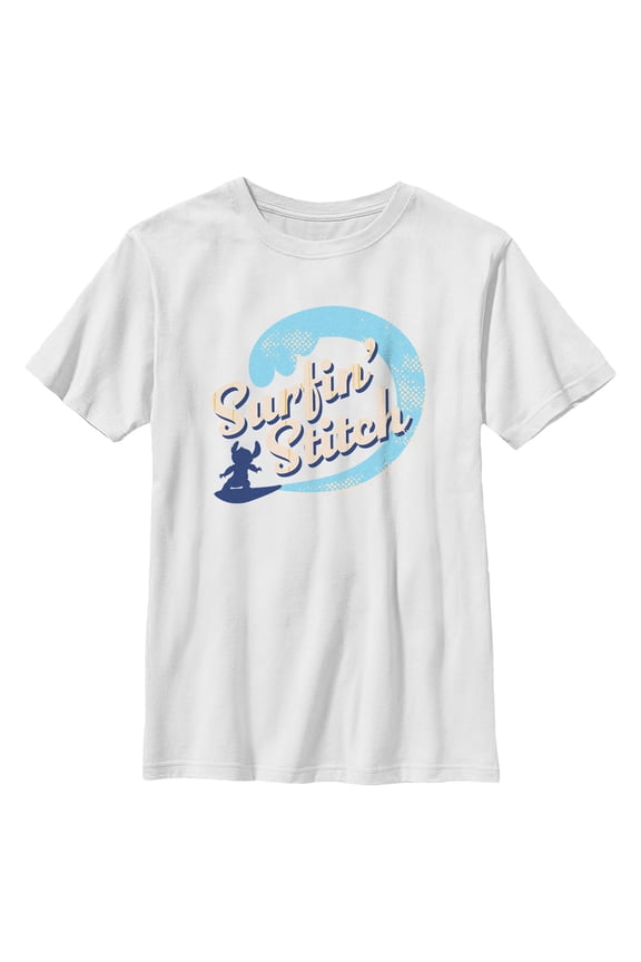 Boys Lilo & Stitch Surfing Alien T Shirt