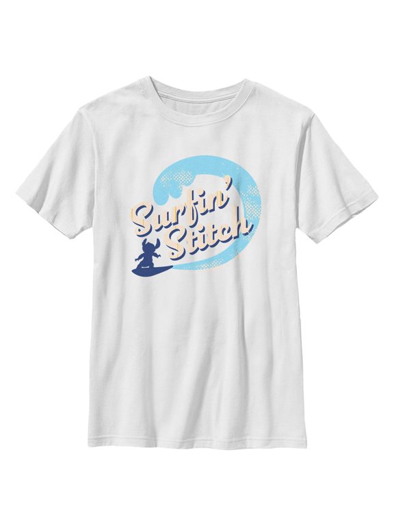 Boys Lilo & Stitch Surfing Alien T Shirt