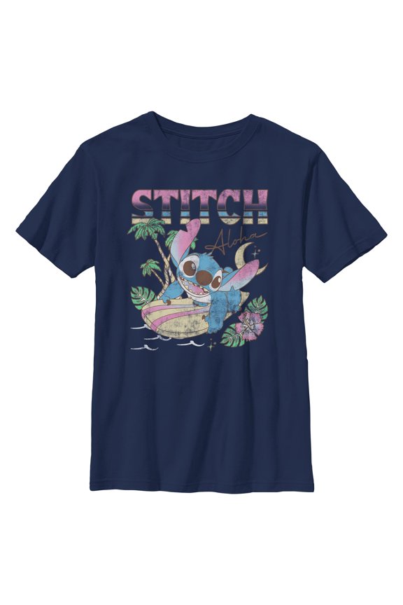 Boys Lilo & Stitch Surfing Stitch T Shirt