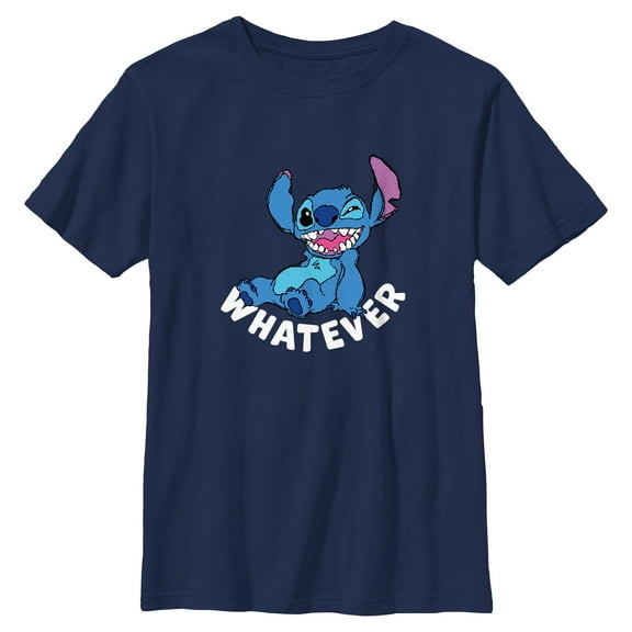 Boys Lilo & Stitch Whatever Stitch T Shirt