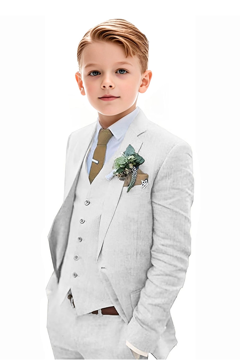 BC1384 – Boys’ Linen Suit Jacket