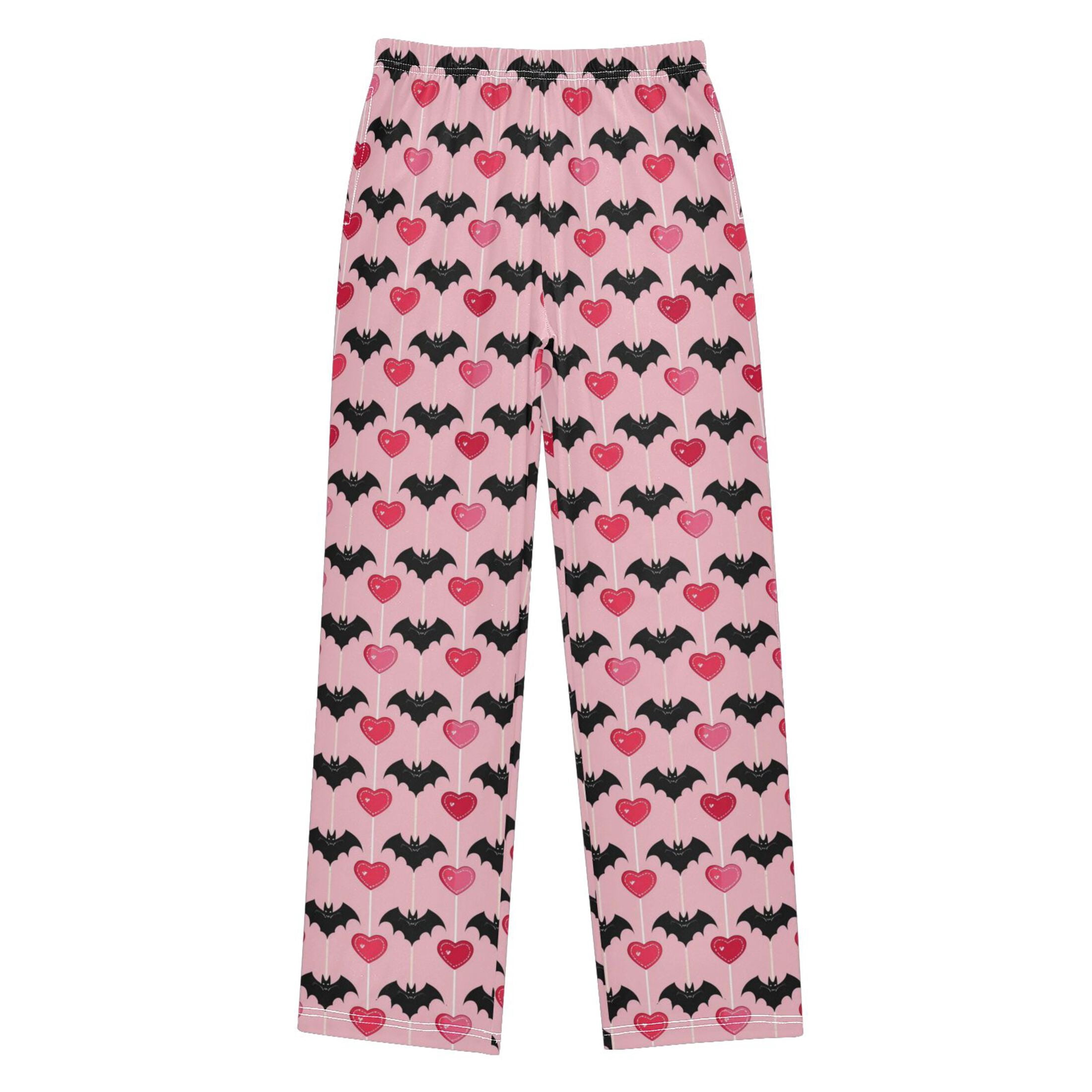 Boys Long Pajama Pants Soft Sleepwear Kids Lounge PJ Bottoms with Side ...