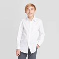 Boys' Long Sleeve ButtonDown Shirt Cat & Jack‚ White S