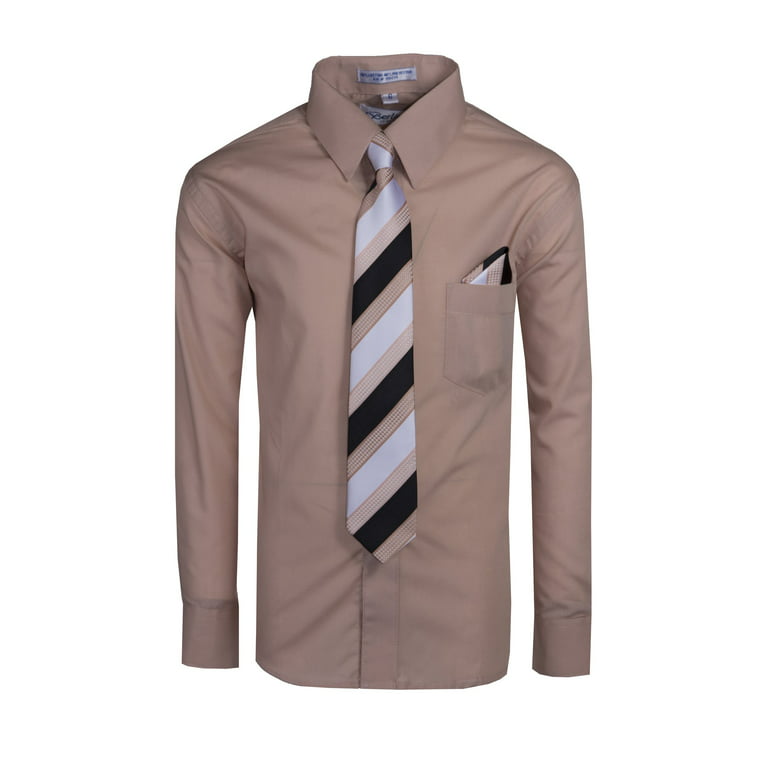 Men's wear combo pack features rose gold polyester full-sleeve