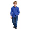 thumbnail image 1 of Boys Long Sleeve Dress Shirts Button Down Uniform Shirt with Pocket 5- 14 Years, 1 of 9