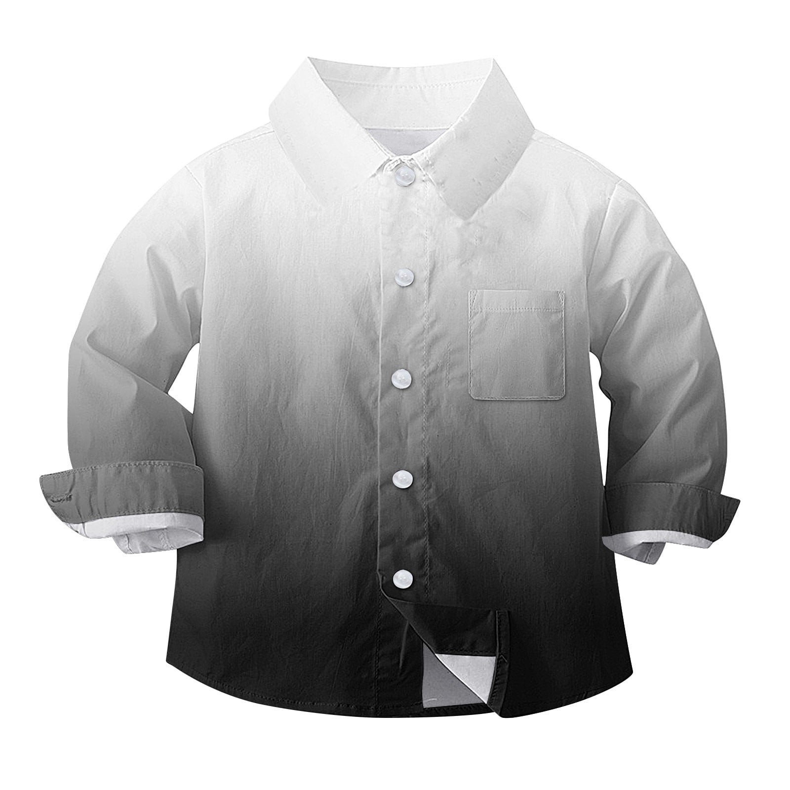 Baby Boy Shirt Full Sleeves Doted Style In Black main image 0
