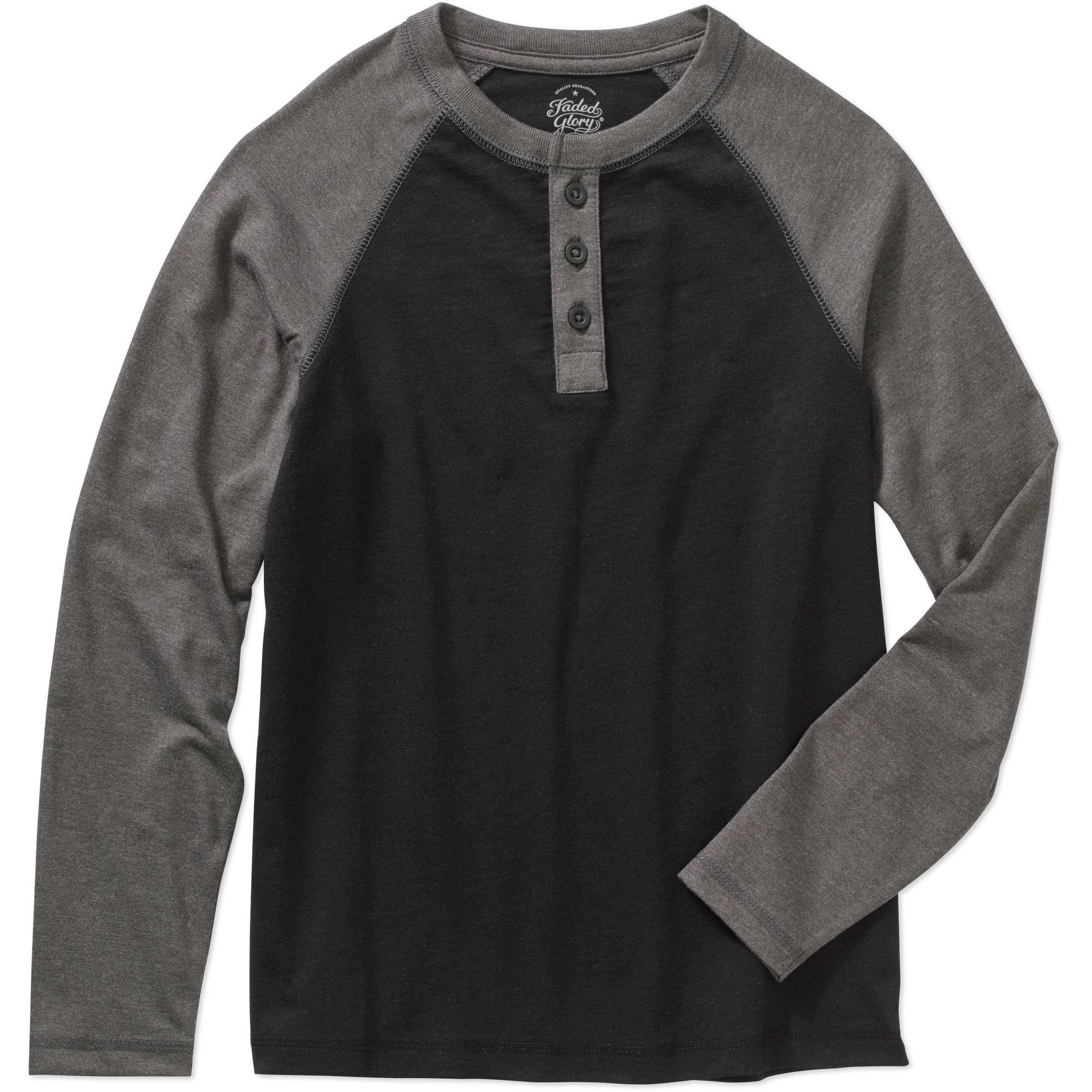 Boys' Long Sleeve Henley Tee