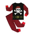 thumbnail image 1 of Boys Long Sleeve Pajama Set For Holiday Festivities Cozy Two-Piece Homewear Performance Outfit Ages 3-10 Years, 1 of 9