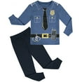 thumbnail image 1 of Boys Long Sleeve Pajama Set For Holiday Festivities Cozy Two-Piece Homewear Performance Outfit Ages 3-10 Years, 1 of 9