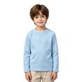 thumbnail image 1 of Boys Long Sleeve T Shirt Kids Crew Neck Basic Tee Regular Fit School Fall Winter Layering Casual Top, 1 of 5