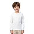 thumbnail image 1 of Boys Long Sleeve T Shirt Kids Crew Neck Basic Tee Regular Fit School Fall Winter Layering Casual Top, 1 of 5