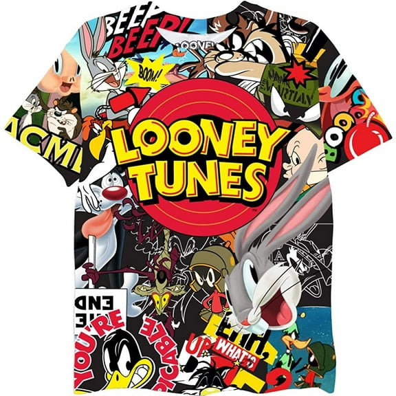 Boys Looney Tunes Boys Short Sleeve T-Shirt - Tune Squad Tee for Little and Big Boys