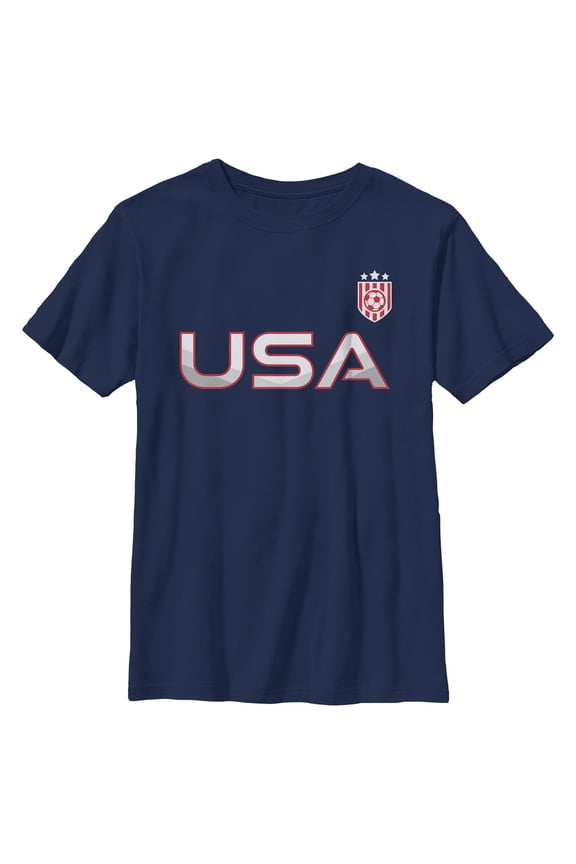 Boys Lost Gods USA Active Crest T Shirt