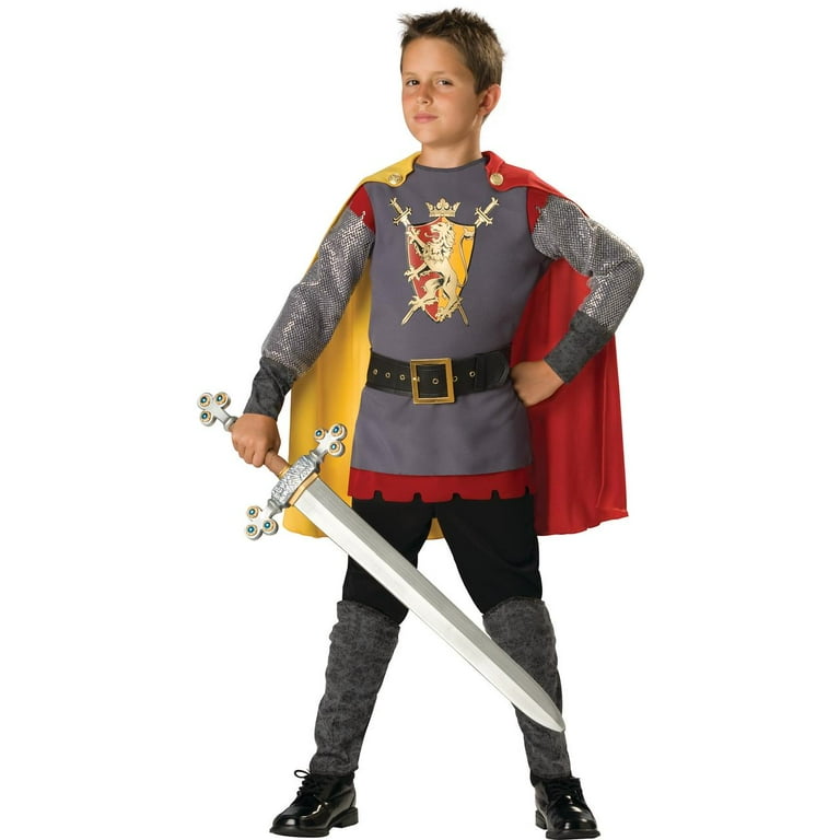 Boys Loyal Knight Halloween Costume Set by Fun World Size M