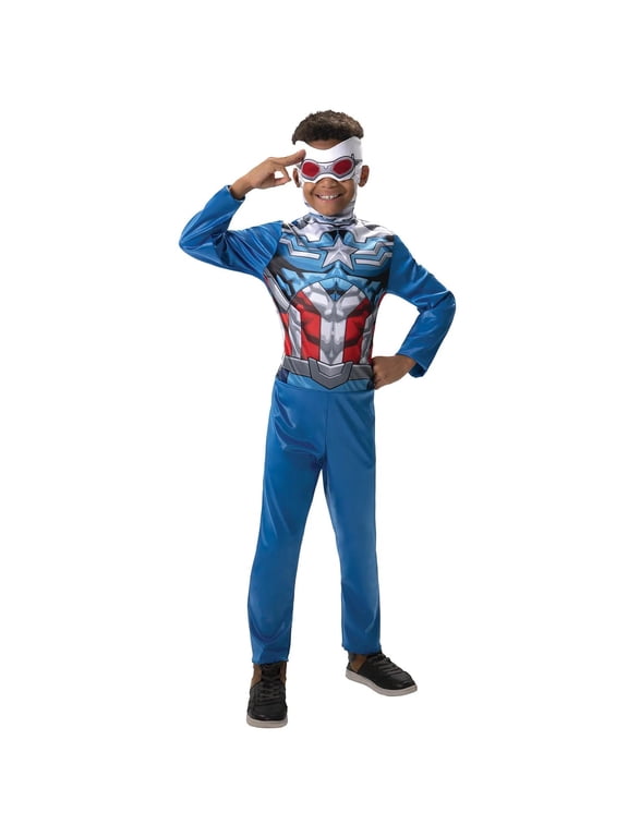 Kids Value Captain America Sam Wilson Costume 8-10