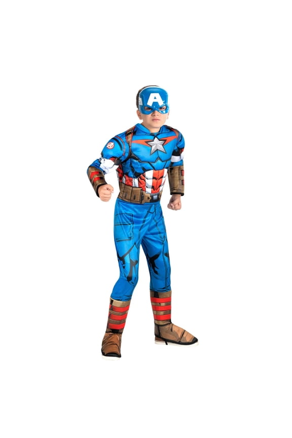 Kids Marvel Captain America (Steve Rogers) Costume - Medium 8-10