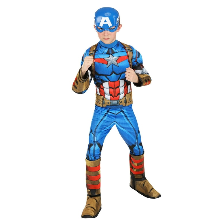 MARVEL Avengers Captain America Deluxe Costume for Boys