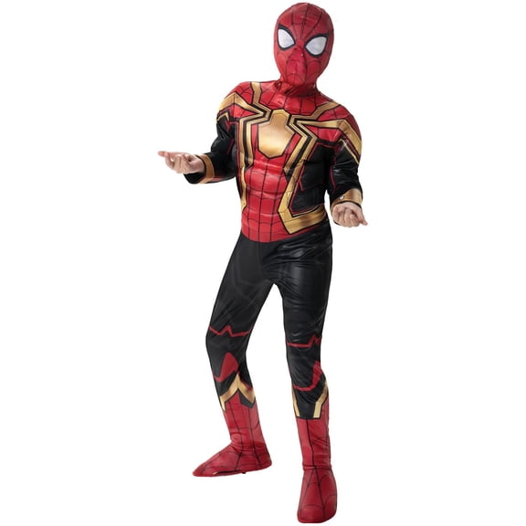 Boys' Marvel Avengers Iron Spider-Man Qualux Costume by Jazwares - Size Large