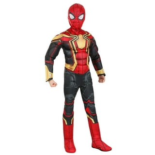 Spider-Man Costume for Adult Superhero Bodysuit Role Play Wearing with  Headgear One-Piece Cosplay Jumpsuits Set 