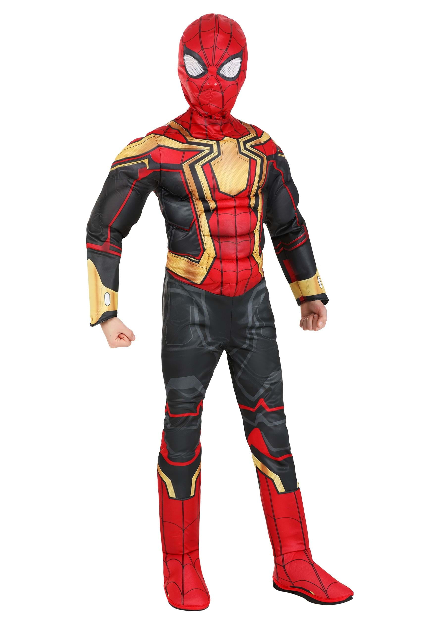 Boys' Marvel Avengers Iron Spider-Man Qualux Costume by Jazwares - Size ...