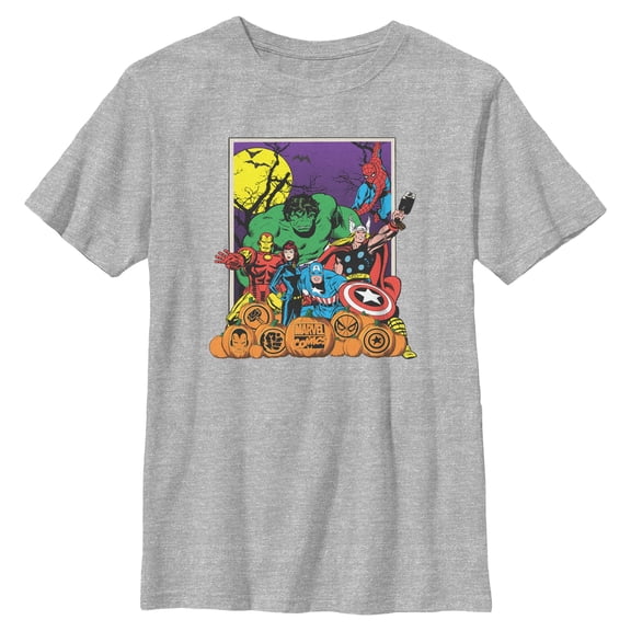 Boys Marvel Halloween Avengers Scene T Shirt