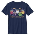 thumbnail image 1 of Boys Marvel Happy Halloween Super Heroes Candy Bucket T Shirt, 1 of 4