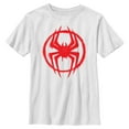 thumbnail image 1 of Boys Marvel: Spider-Man: Across the Spider-Verse Graffiti Red Logo T Shirt, 1 of 4