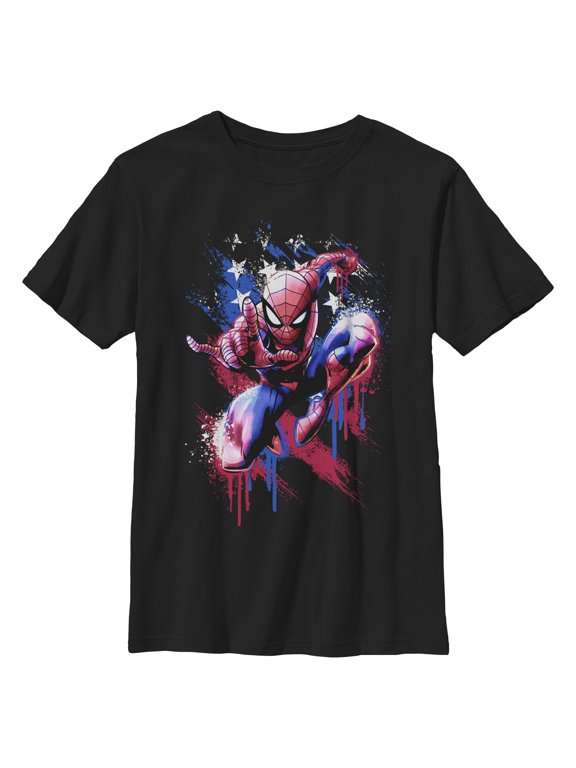 Boys Marvel: Spider-Man American Pose T Shirt