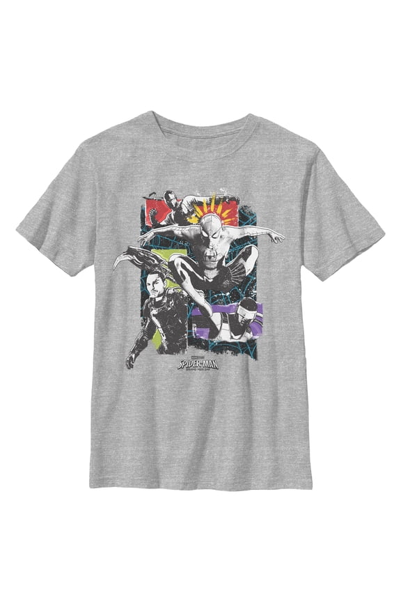 Boys Marvel: Spider-Man: Brand New Day Action Poses Collage T Shirt