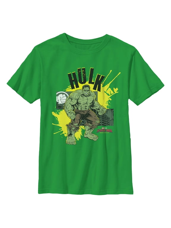 Boys Marvel: Spider-Man: Brand New Day Hulk Strikes Again T Shirt