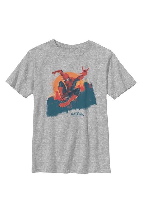 Boys Marvel: Spider-Man: Brand New Day Spidey City Art T Shirt