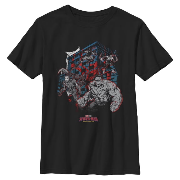 Boys Marvel: Spider-Man: Brand New Day Villains in Spidey Web T Shirt