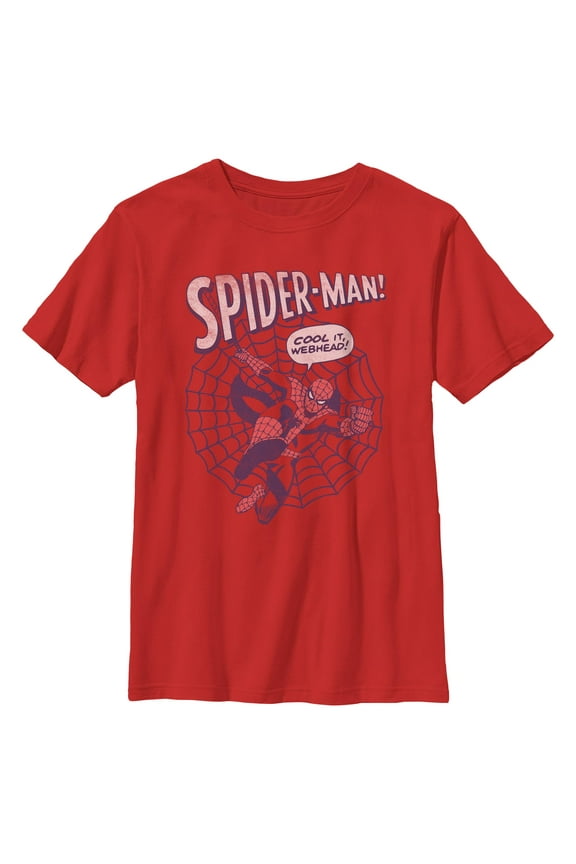Boys Marvel: Spider-Man Cool It Webhead T Shirt